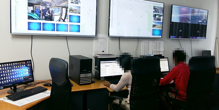 GO GEORGE control room