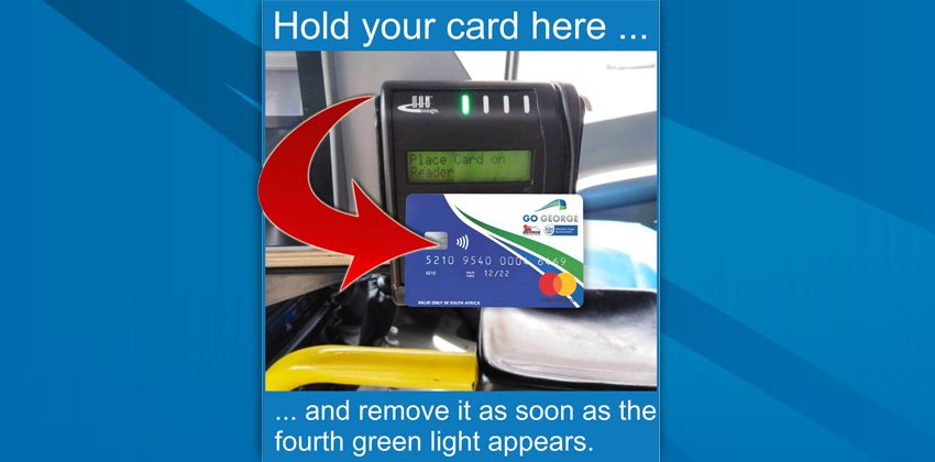 Hold your card here graphic