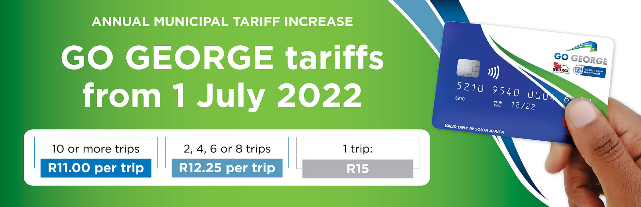 GO GEORGE-Tariff Increase 2021-Web slider